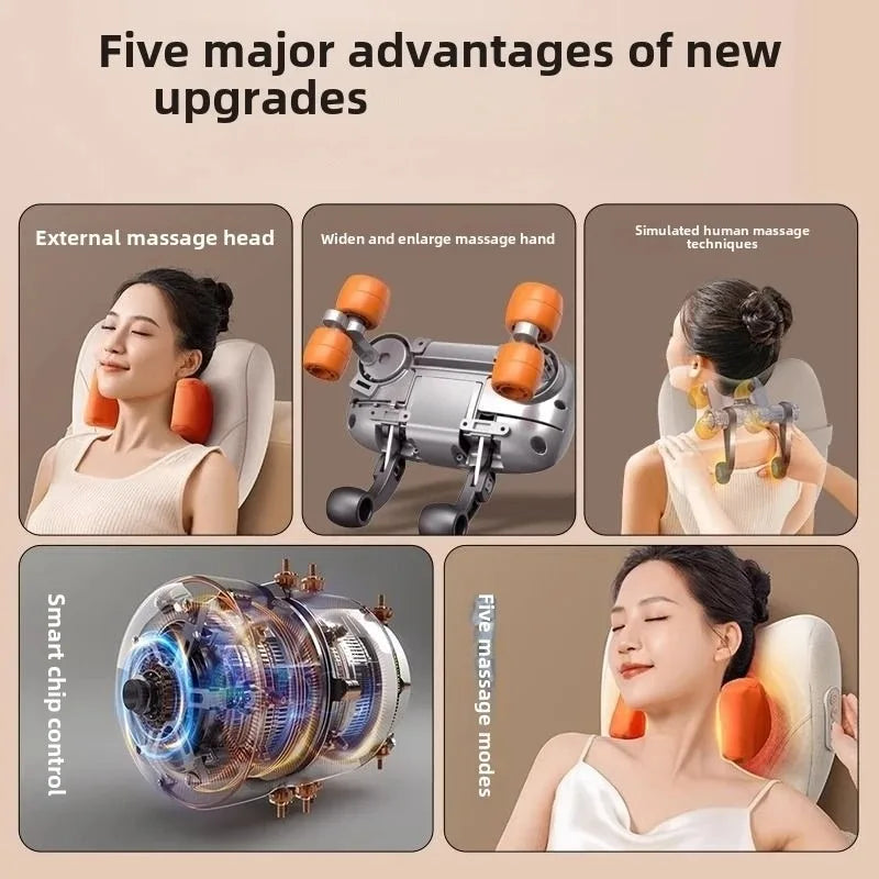Wireless Trapezius Electric Massage Pillow